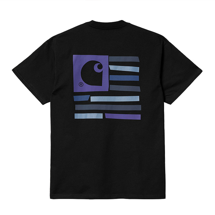 칼하트wip S/S Medley State T-Shirt / BLACK