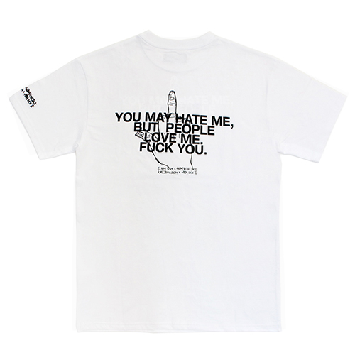 아임낫어휴먼비잉  IMXHB Logo T-Shirts - White