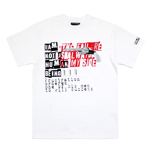 아임낫어휴먼비잉 The Failure is Always on My Side T-Shirts // White 