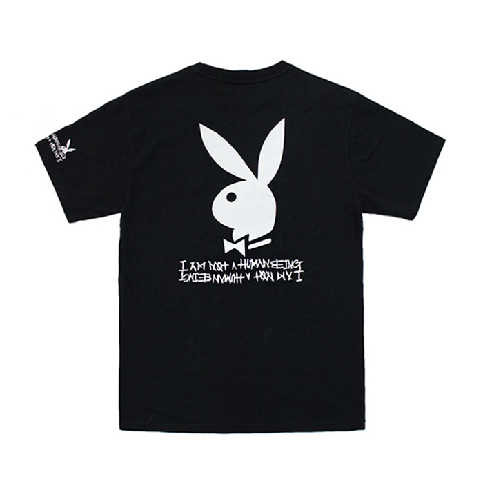 아임낫어휴먼비잉 콜라보 HBXPB_Mix Logo T-Shirts // Black