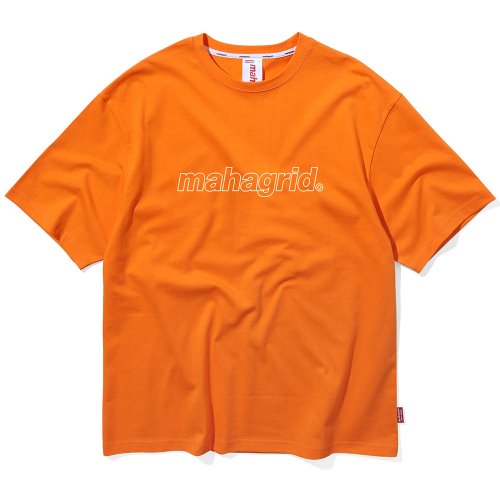 마하그리드 티셔츠 OUTLINE LOGO TEE [ORANGE]