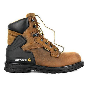 칼하트 워커 6-inch bison waterproof work boot - safety toe // brown