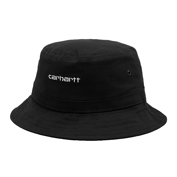칼하트wip Script Bucket Hat / Black / White