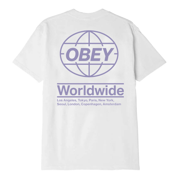 오베이 반팔티 OBEY GLOBAL CLASSIC TEES / WHITE